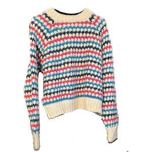 Zara Chunky College Sweater Size L